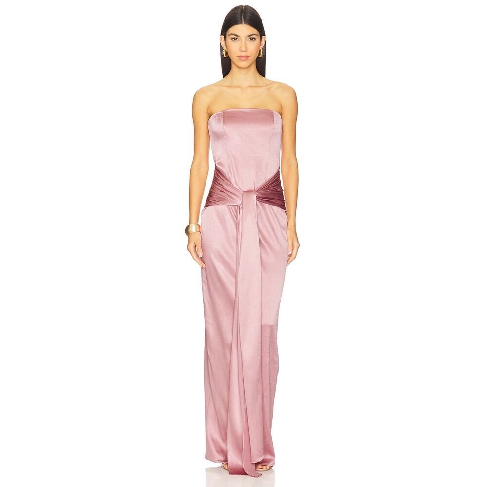 Michael Costello x REVOLVE Abelina Gown in Rose